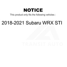 Load image into Gallery viewer, Rear Coated Disc Brake Rotors Pair For 2018-2021 Subaru WRX STI