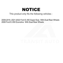 Load image into Gallery viewer, Front Rear Ceramic Pad Coat Brake Rotors Kit For Ford E-350 Super Duty Econoline