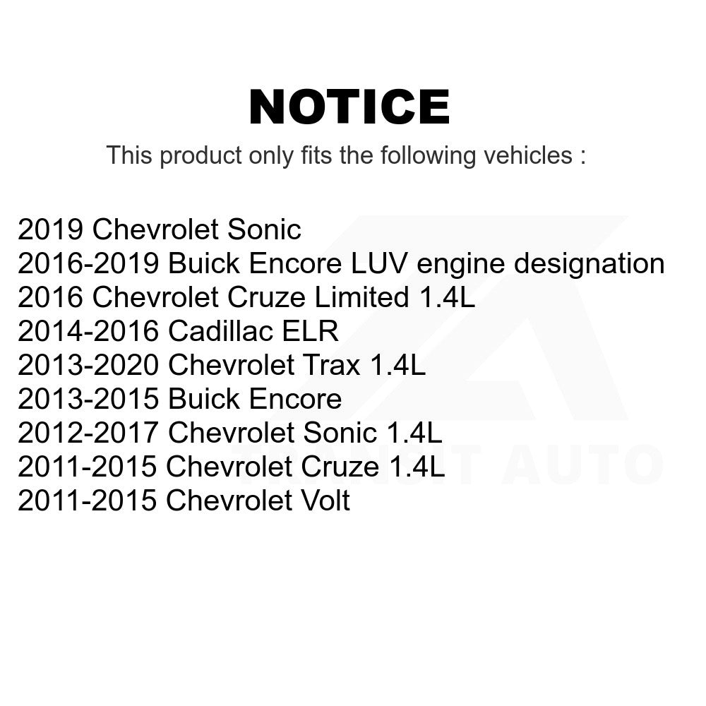 Mpulse Ignition Coil Pair For Chevrolet Cruze Buick Encore Trax Sonic Limited