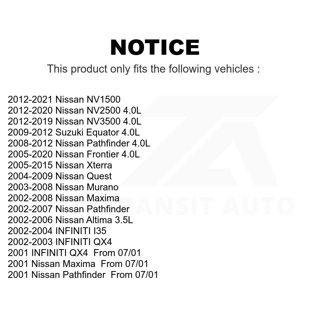 Mpulse Ignition Coil Pair For Nissan Frontier Altima Pathfinder Maxima Xterra