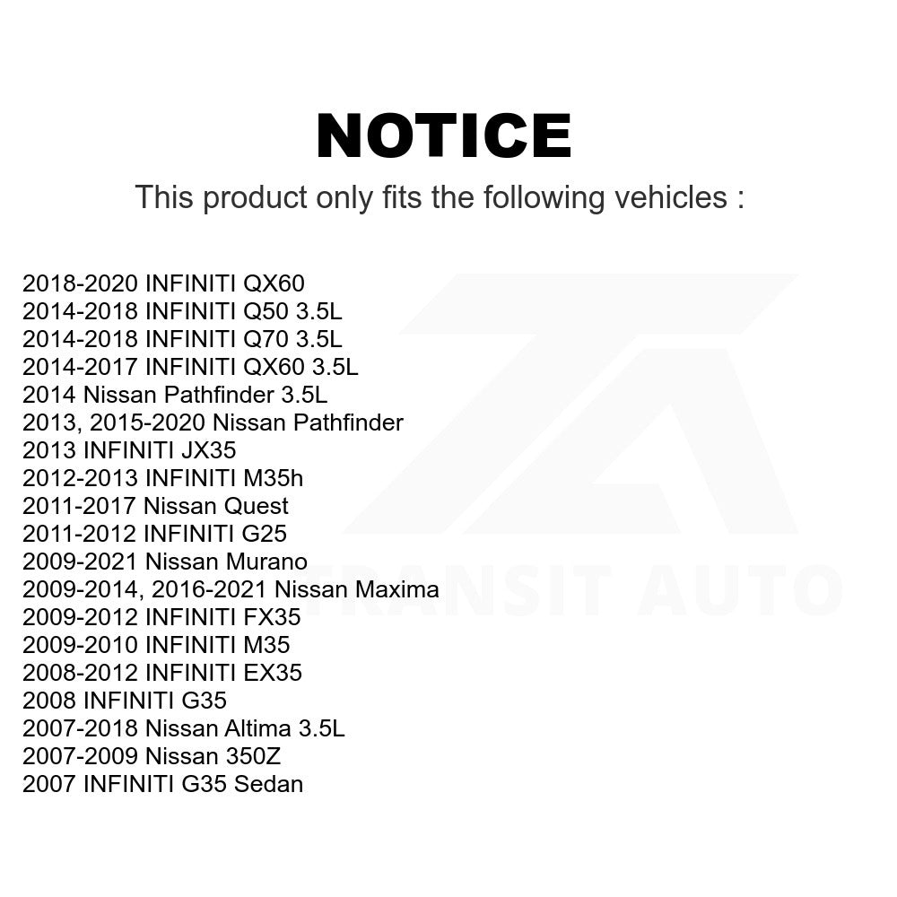 Mpulse Ignition Coil Pair For Nissan Altima Murano INFINITI Maxima Pathfinder