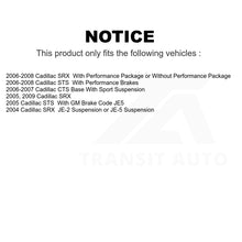 Charger l&#39;image dans la galerie, Front Rear Semi-Metallic Brake Pads Kit For Cadillac SRX CTS STS