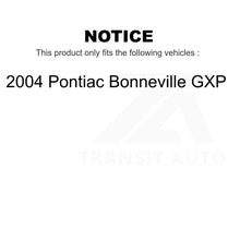 Charger l&#39;image dans la galerie, Front Rear Semi-Metallic Brake Pads Kit For 2004 Pontiac Bonneville GXP