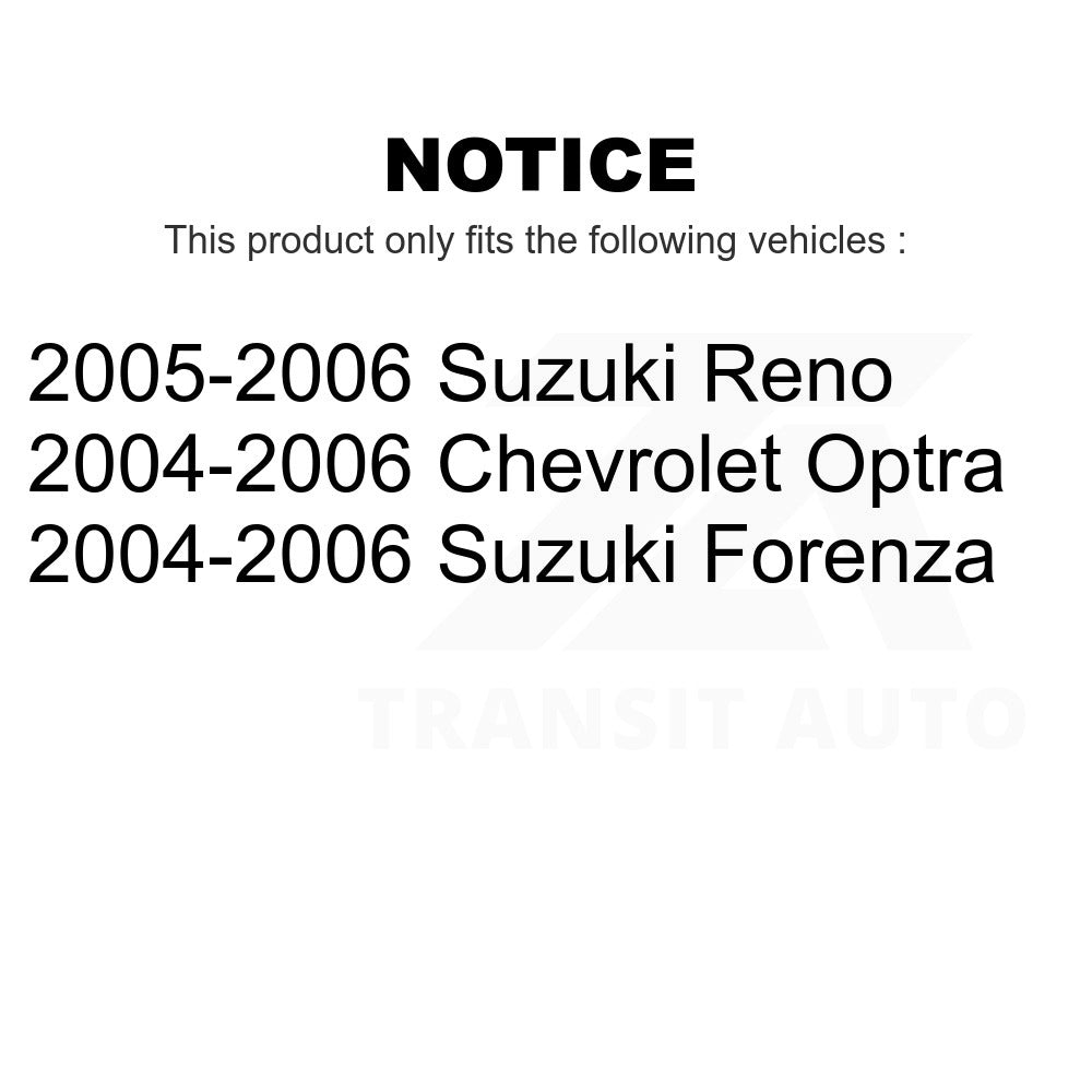 Front Rear Semi-Metallic Brake Pads Kit For Suzuki Forenza Reno Chevrolet Optra