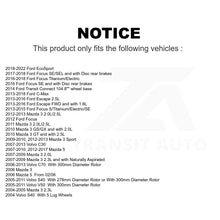 Load image into Gallery viewer, Front Rear Semi-Metallic Brake Pad Kit For Ford Focus Escape Mazda 3 Volvo 5 S40