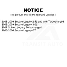 Load image into Gallery viewer, Front Rear Semi-Metallic Brake Pads Kit For Subaru Legacy