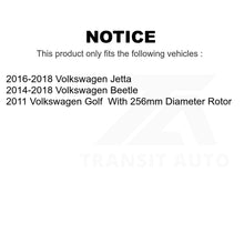 Charger l&#39;image dans la galerie, Front Rear Semi-Metallic Brake Pads Kit For Volkswagen Jetta Beetle Golf