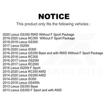 Load image into Gallery viewer, Front Rear Semi-Metallic Brake Pads Kit For Lexus GS350 IS300 IS200t IS350 RC350