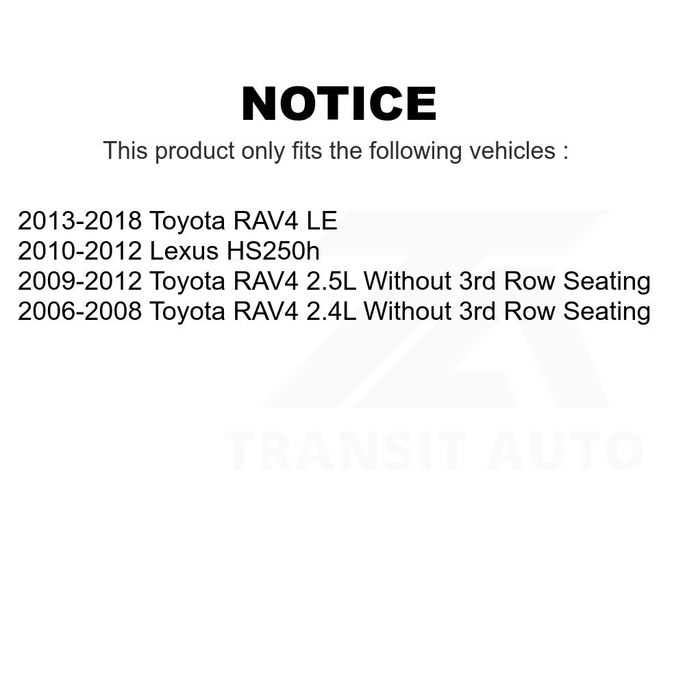 Front Rear Semi-Metallic Brake Pads Kit For Toyota RAV4 Lexus HS250h