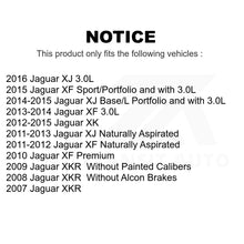 Load image into Gallery viewer, Front Rear Semi-Metallic Brake Pads Kit For Jaguar XF XJ XKR XK