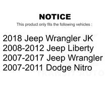 Charger l&#39;image dans la galerie, Front Rear Semi-Metallic Brake Pads Kit For Jeep Wrangler Liberty Dodge Nitro JK