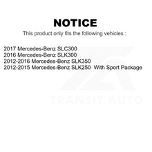 Charger l&#39;image dans la galerie, Front Rear Semi-Metallic Brake Pads Kit For Mercedes-Benz SLK250 SLK350 SLK300