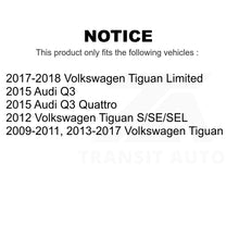 Charger l&#39;image dans la galerie, Front Rear Semi-Metallic Brake Pads Kit For Volkswagen Tiguan Audi Q3 Limited