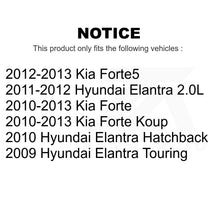 Charger l&#39;image dans la galerie, Front Rear Semi-Metallic Brake Pad Kit For Hyundai Elantra Kia Forte Koup Forte5