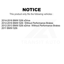 Load image into Gallery viewer, Front Rear Semi-Metallic Brake Pads Kit For BMW 528i xDrive