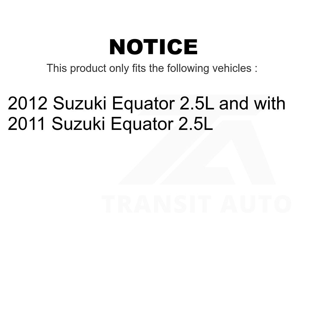 Front Rear Semi-Metallic Brake Pads Kit For Suzuki Equator