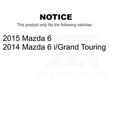 Load image into Gallery viewer, Front Rear Semi-Metallic Brake Pads Kit For Mazda 6