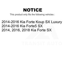 Charger l&#39;image dans la galerie, Front Rear Semi-Metallic Brake Pads Kit For Kia Forte Forte5 Koup