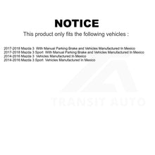 Charger l&#39;image dans la galerie, Front Rear Semi-Metallic Brake Pads Kit For Mazda 3 Sport