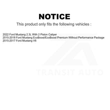 Charger l&#39;image dans la galerie, Front Rear Semi-Metallic Brake Pads Kit For Ford Mustang