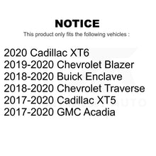 Load image into Gallery viewer, Front Rear Semi-Metallic Brake Pad Kit For Chevrolet Traverse GMC Acadia XT5 XT6