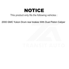 Load image into Gallery viewer, Front Rear Semi-Metallic Brake Pad Kit For 00 GMC Yukon With Dual Piston Caliper