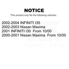 Charger l&#39;image dans la galerie, Front Rear Semi-Metallic Brake Pads Kit For Nissan Maxima Infiniti I35 I30