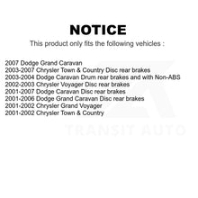 Load image into Gallery viewer, Front Rear Semi-Metallic Brake Pads Kit For Dodge Grand Caravan Chrysler Town &amp;