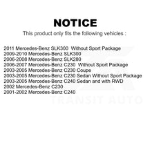 Charger l&#39;image dans la galerie, Front Rear Semi-Metallic Brake Pad Kit For Mercedes-Benz C230 C240 SLK280 SLK300