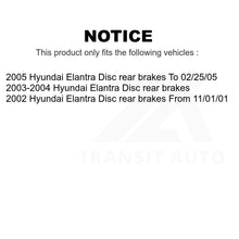 Charger l&#39;image dans la galerie, Front Rear Semi-Metallic Brake Pads Kit For Hyundai Elantra Disc rear brakes