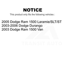 Load image into Gallery viewer, Front Rear Semi-Metallic Brake Pads Kit For Dodge Durango Ram 1500 Van