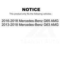 Charger l&#39;image dans la galerie, Front Rear Semi-Metallic Brake Pads Kit For Mercedes-Benz G63 AMG G65