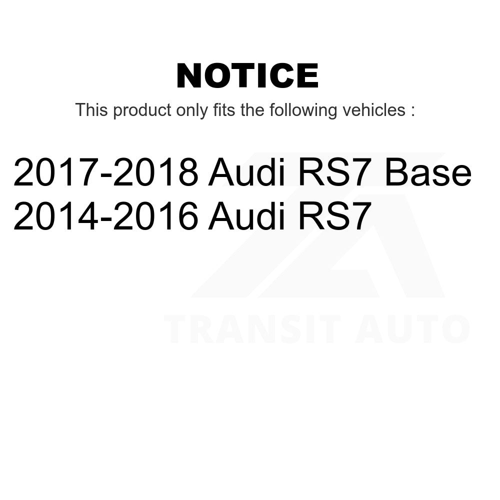 Front Rear Semi-Metallic Brake Pads Kit For Audi RS7