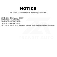 Load image into Gallery viewer, Front Rear Semi-Metallic Brake Pads Kit For Lexus RX350 RX450h RX350L RX450hL