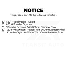 Load image into Gallery viewer, Front Rear Semi-Metallic Brake Pads Kit For Porsche Cayenne Volkswagen Touareg