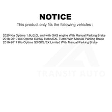 Load image into Gallery viewer, Front Rear Semi-Metallic Brake Pads Kit For Kia Optima With Manual Parking