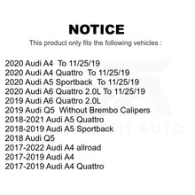 Load image into Gallery viewer, Front Rear Semi-Metallic Brake Pads Kit For Audi Q5 A4 A5 Quattro A6 Sportback