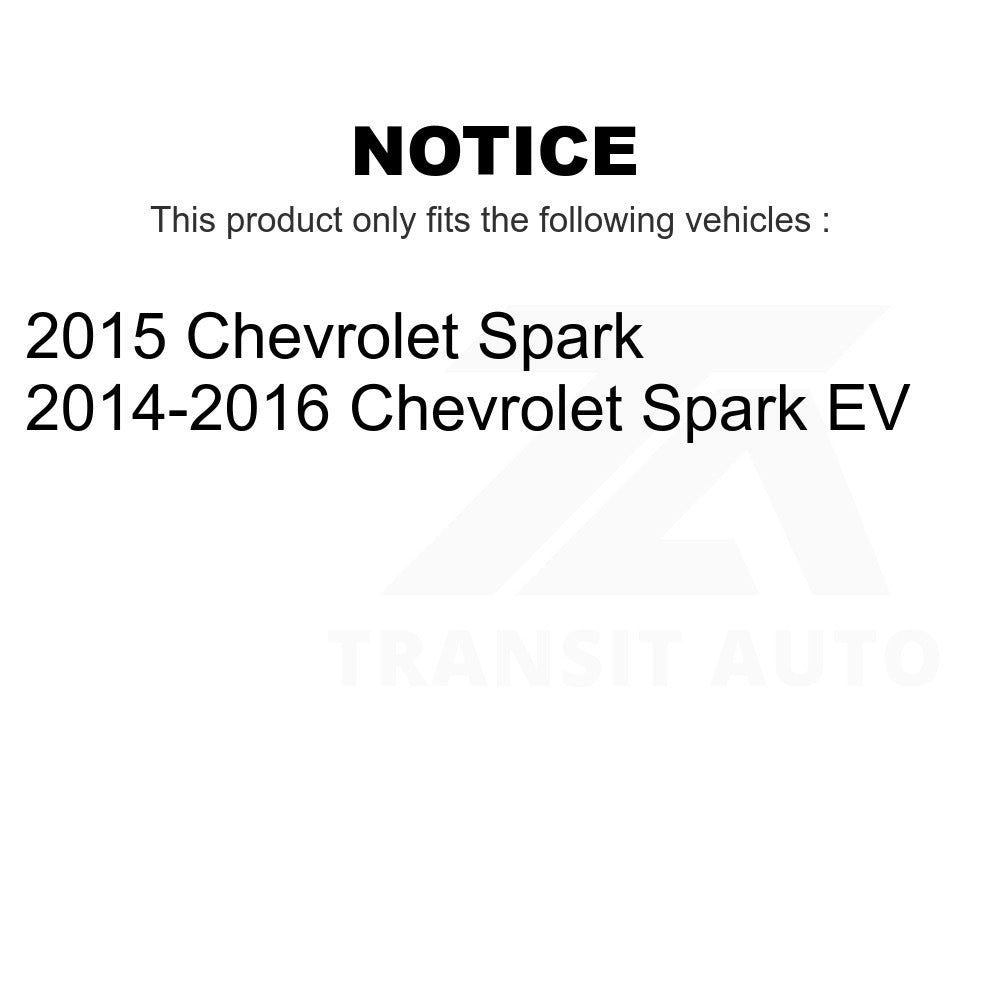 Front Rear Semi-Metallic Brake Pads Kit For Chevrolet Spark EV