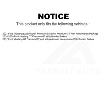 Load image into Gallery viewer, Front Rear Semi-Metallic Brake Pads Kit For Ford Mustang