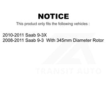 Load image into Gallery viewer, Front Rear Semi-Metallic Brake Pads Kit For Saab 9-3 9-3X