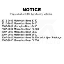 Charger l&#39;image dans la galerie, Front Rear Semi-Metallic Brake Pads Kit For Mercedes-Benz S550 SL550 CL550 S600