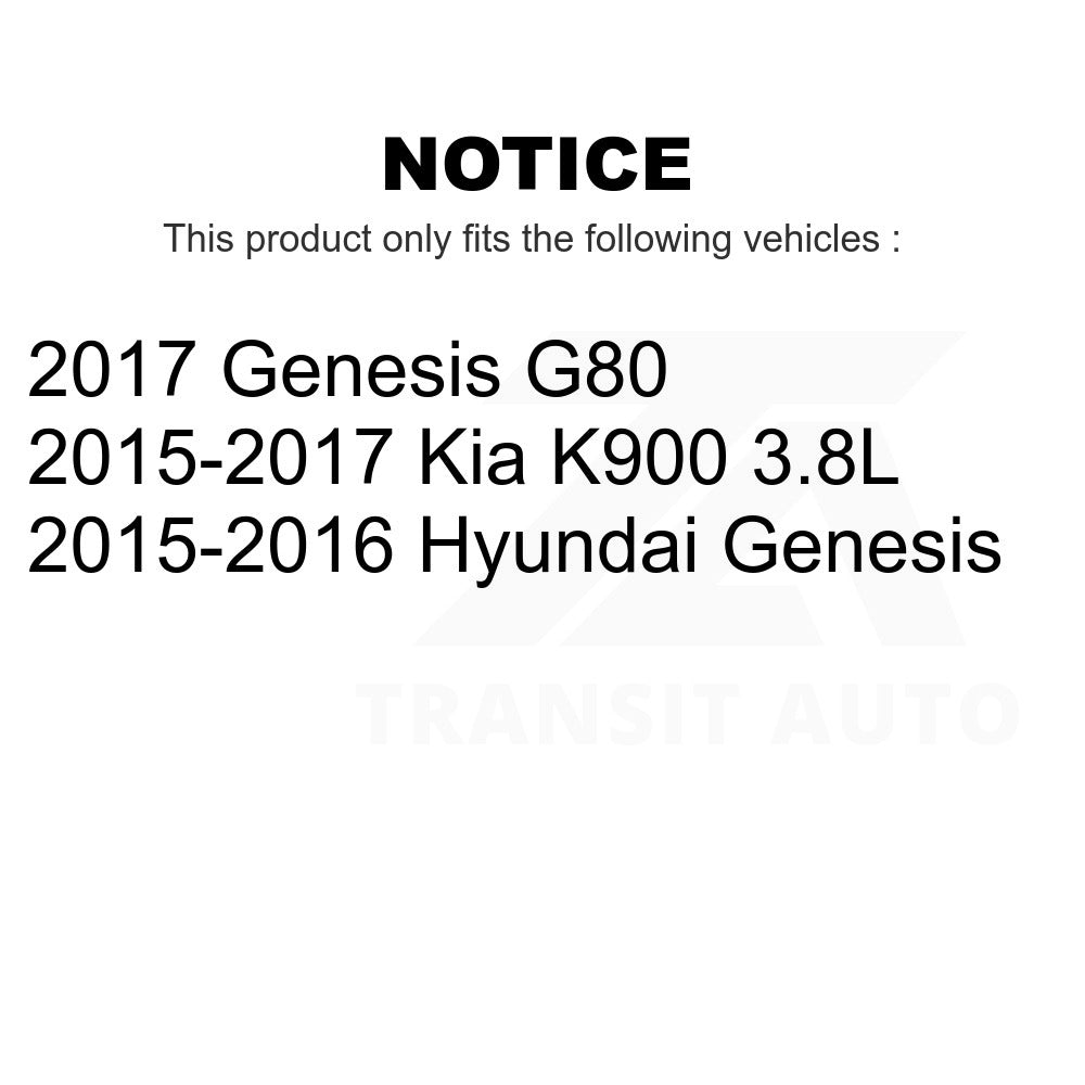 Front Rear Semi-Metallic Brake Pads Kit For Hyundai Genesis G80 Kia K900