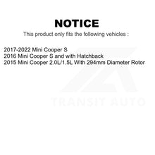 Load image into Gallery viewer, Front Rear Semi-Metallic Brake Pads Kit For Mini Cooper