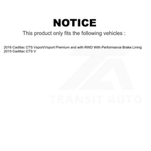 Charger l&#39;image dans la galerie, Front Rear Semi-Metallic Brake Pads Kit For Cadillac CTS