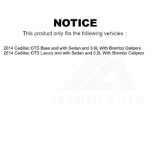 Load image into Gallery viewer, Front Rear Semi-Metallic Brake Pads Kit For Cadillac CTS With Brembo Calipers