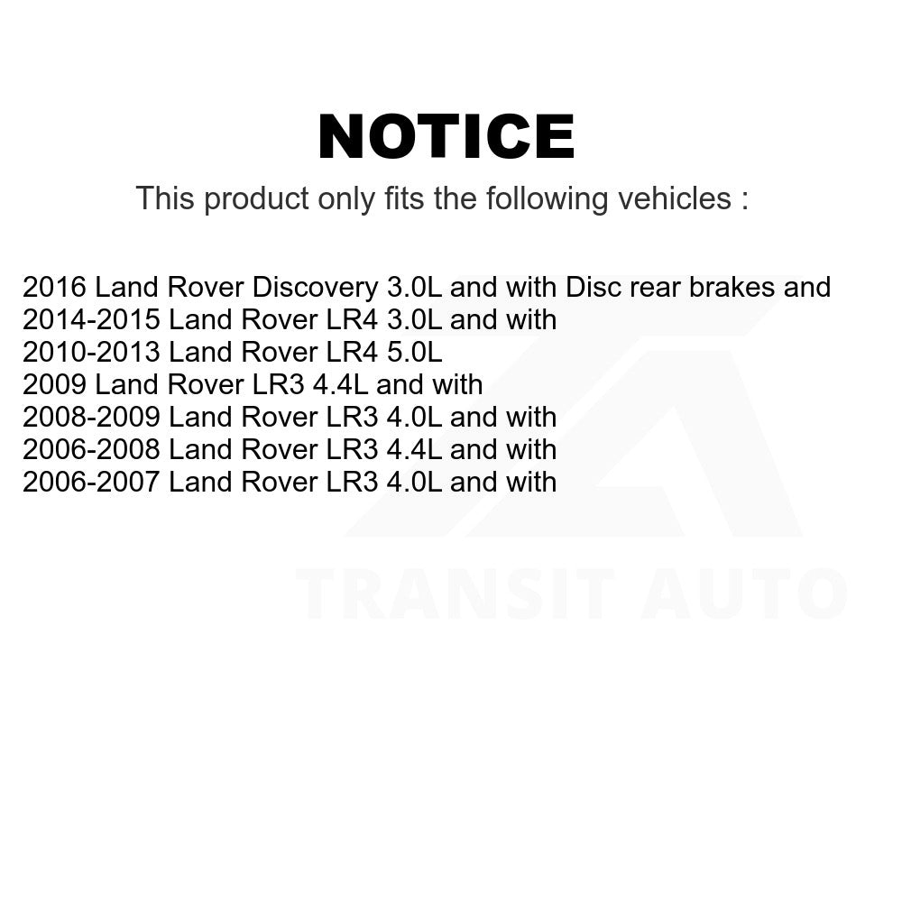 Mpulse Front Disc Brake Pads Wear Sensor (2 Pack) For Land Rover LR4 LR3