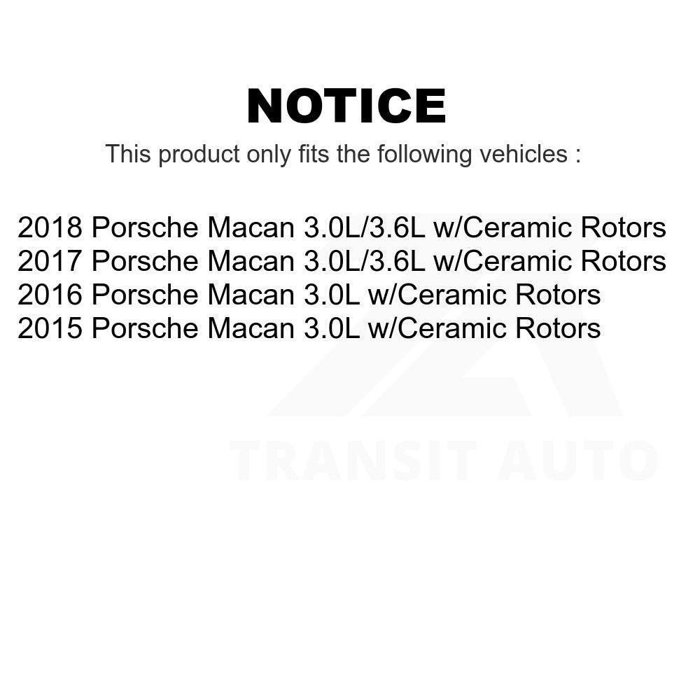 Mpulse Front Disc Brake Pads Wear Sensor (2 Pack) For Porsche Macan