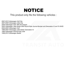 Charger l&#39;image dans la galerie, Rear Shock Absorber And Strut Mount Kit For Volkswagen Jetta Beetle Golf City