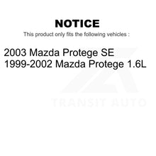 Charger l&#39;image dans la galerie, Front Rear Semi-Metallic Brake Pads And Drum Shoes Kit For Mazda Protege