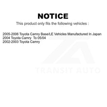 Charger l&#39;image dans la galerie, Front Rear Semi-Metallic Brake Pads And Drum Shoes Kit For Toyota Camry